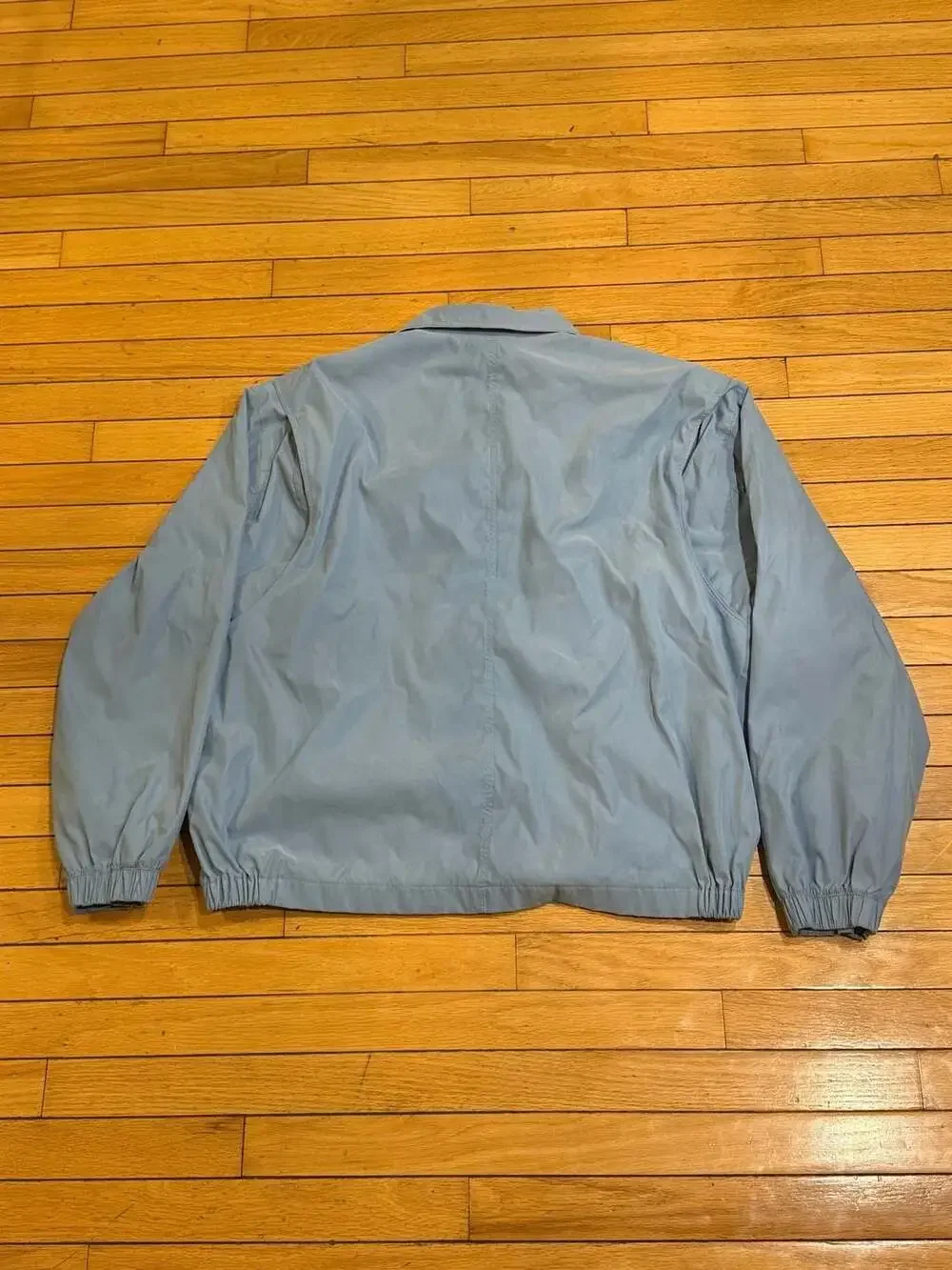 St. John's Bay Men's Full Zip Lightweight Golf Jacket in Light Blue